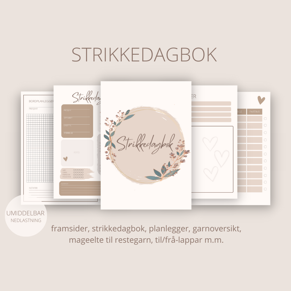 Strikkedagbok