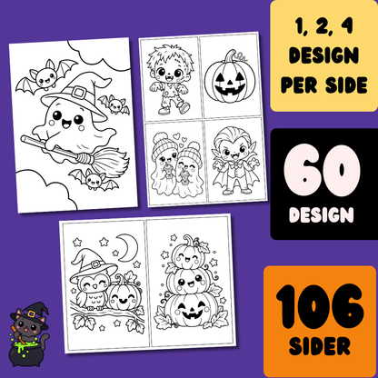 Halloween fargeleggingssider
