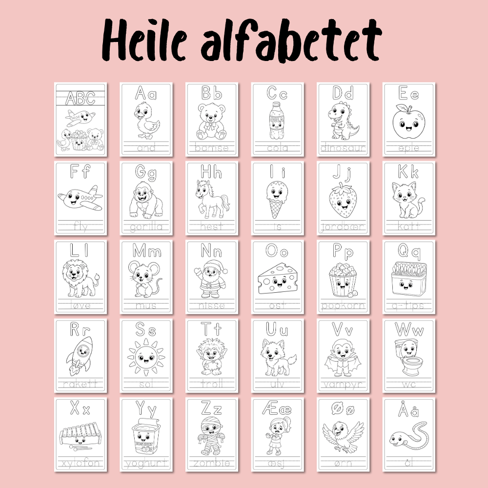 ABC Fargeleggingshefte