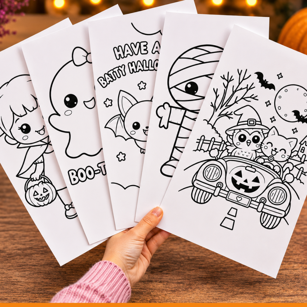 Halloween fargeleggingssider